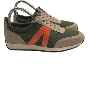 MIA Women's Kable Lace-Up Walking Sneakers Shoes Khaki Size 7.5M Casual